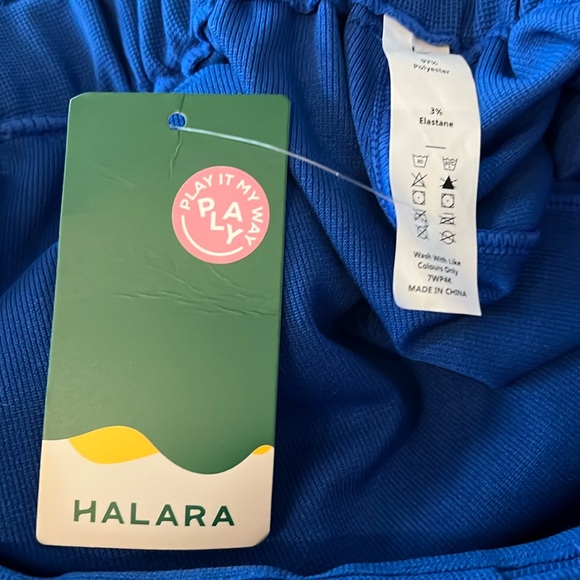 NWT HALARA High Waisted Plicated Side Pocket Wide Leg Waffle Work Pant Large T - Picture 4 of 7